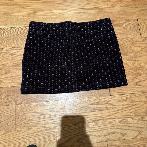 Free People We The Free Black Printed Button Up Mini Skirt - Picture 2 of 3